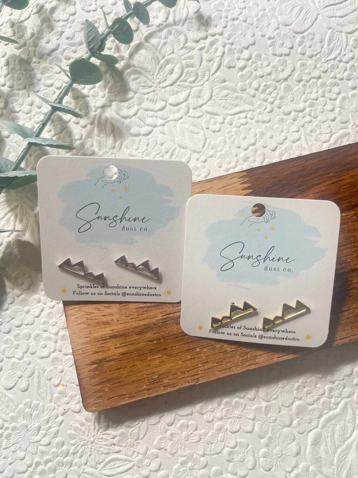 Mountain Range Stud Earrings