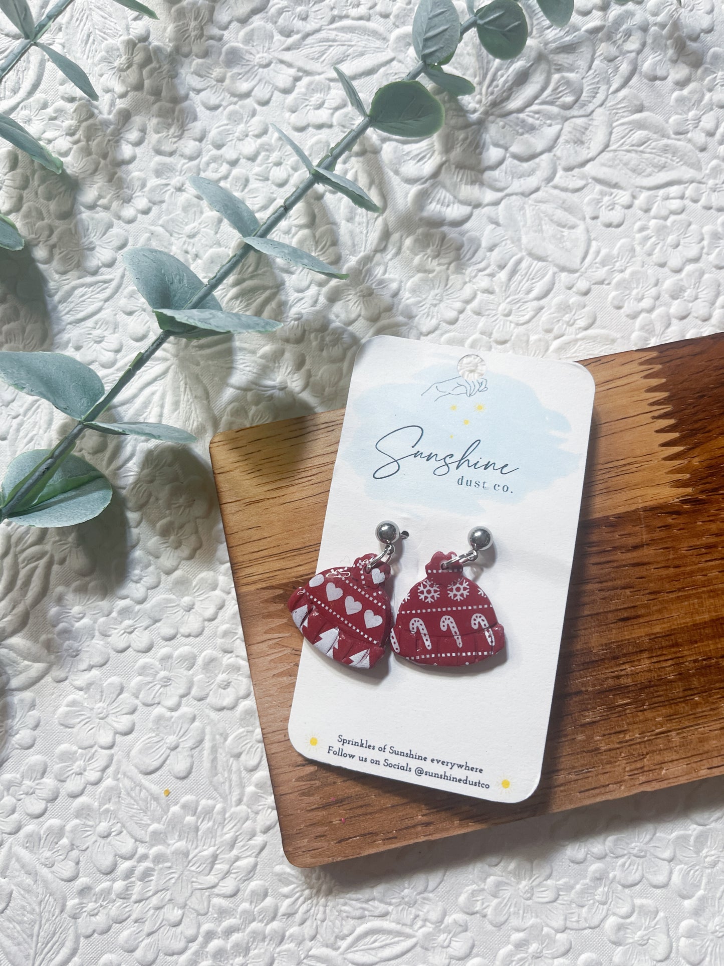 Hat | Polymer Clay Earrings
