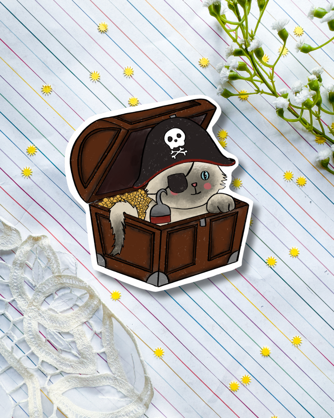 Pirate Cat | Sticker