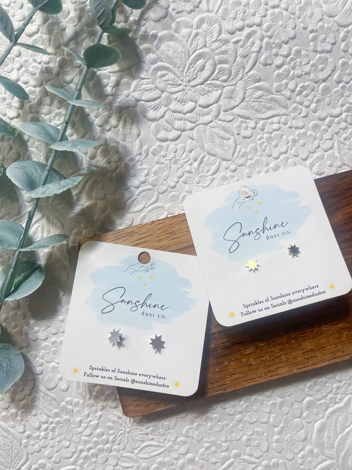 Sun Burst Earring Stud
