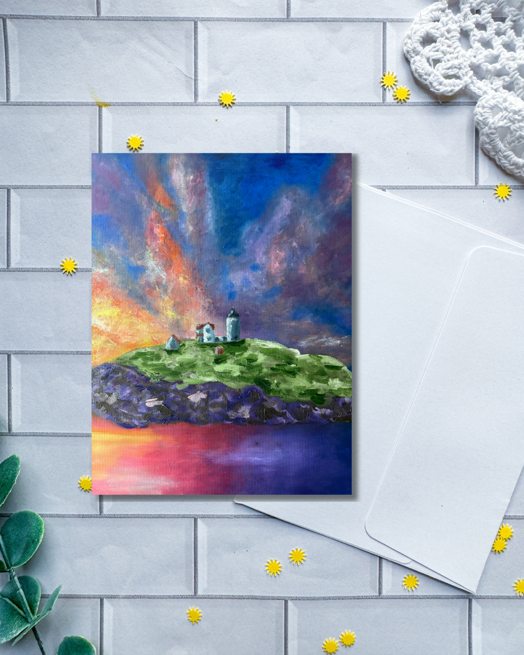 Nubble Light House | Greeting Card