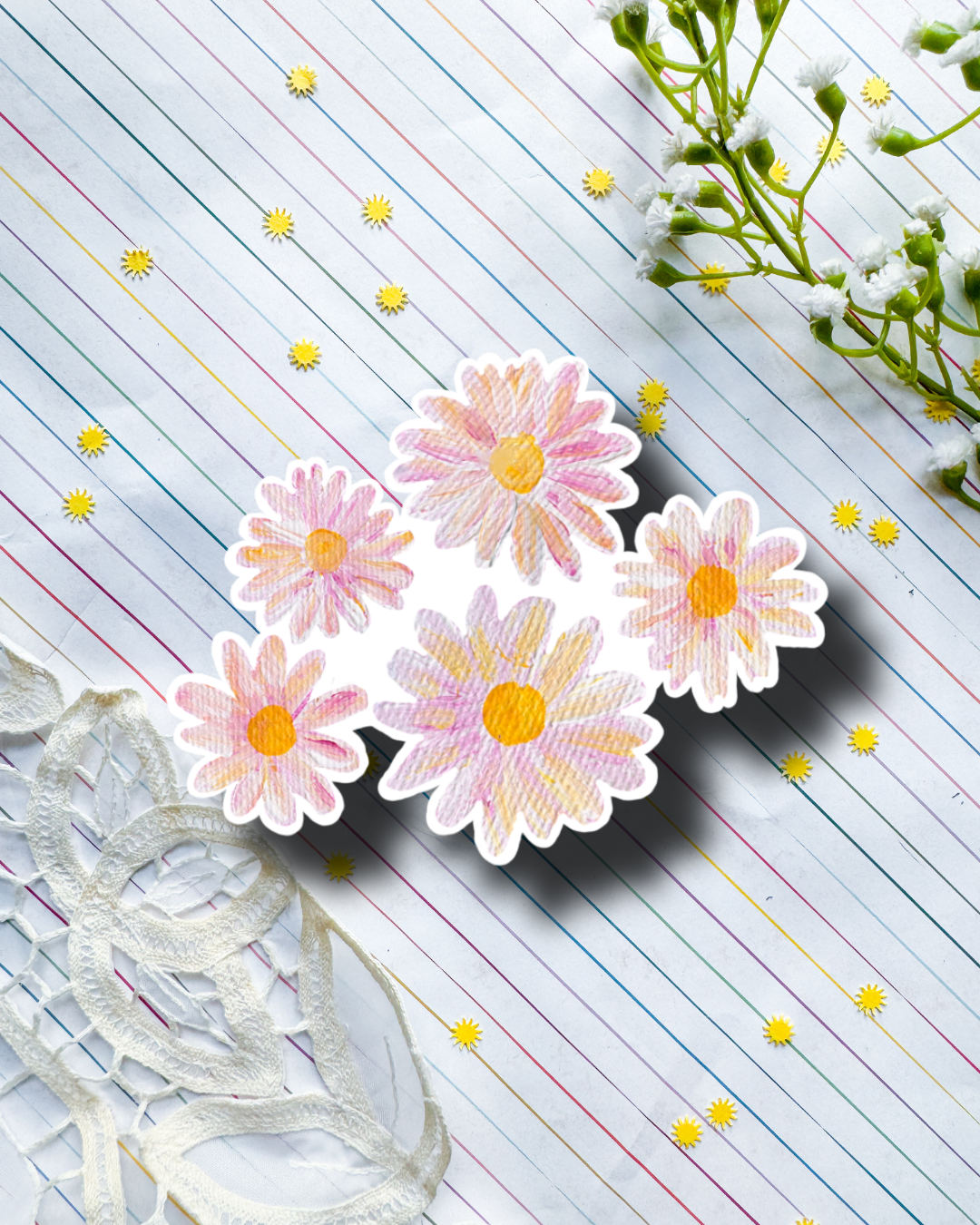 Pink Daisy | Sticker