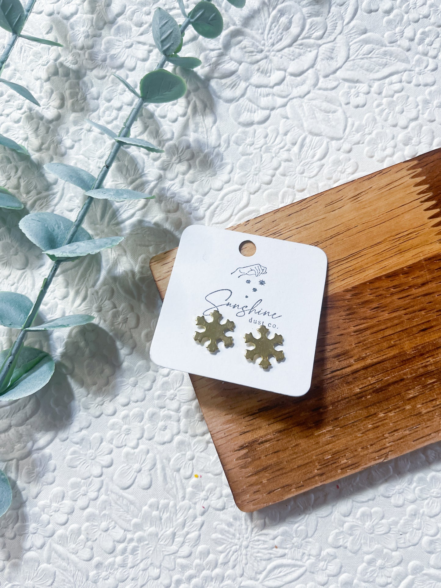 Snowflake Stud Earring