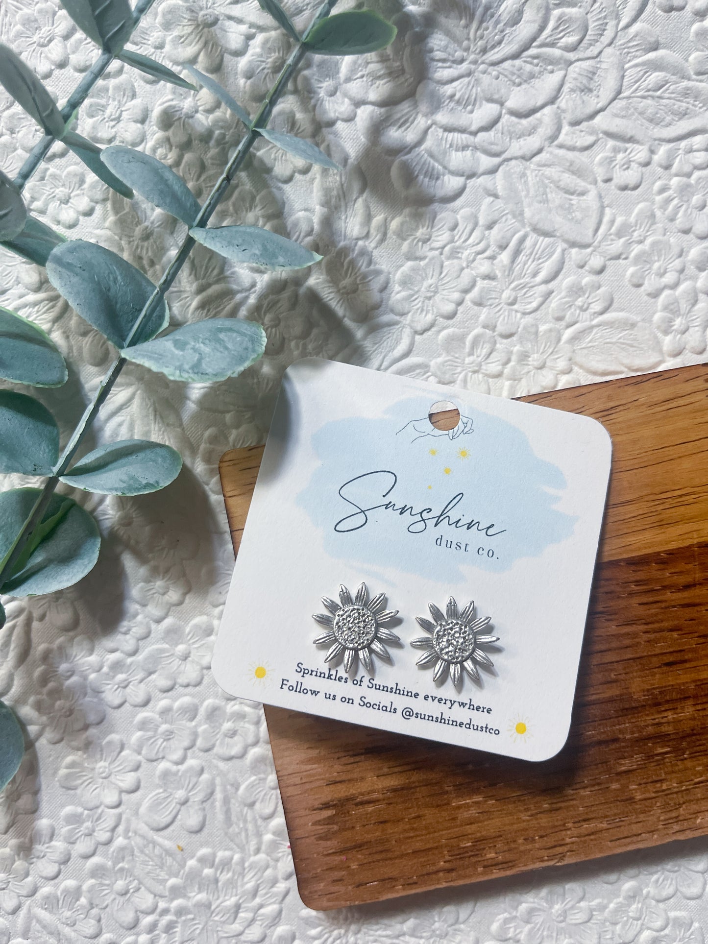 Sunflower Stud Earring