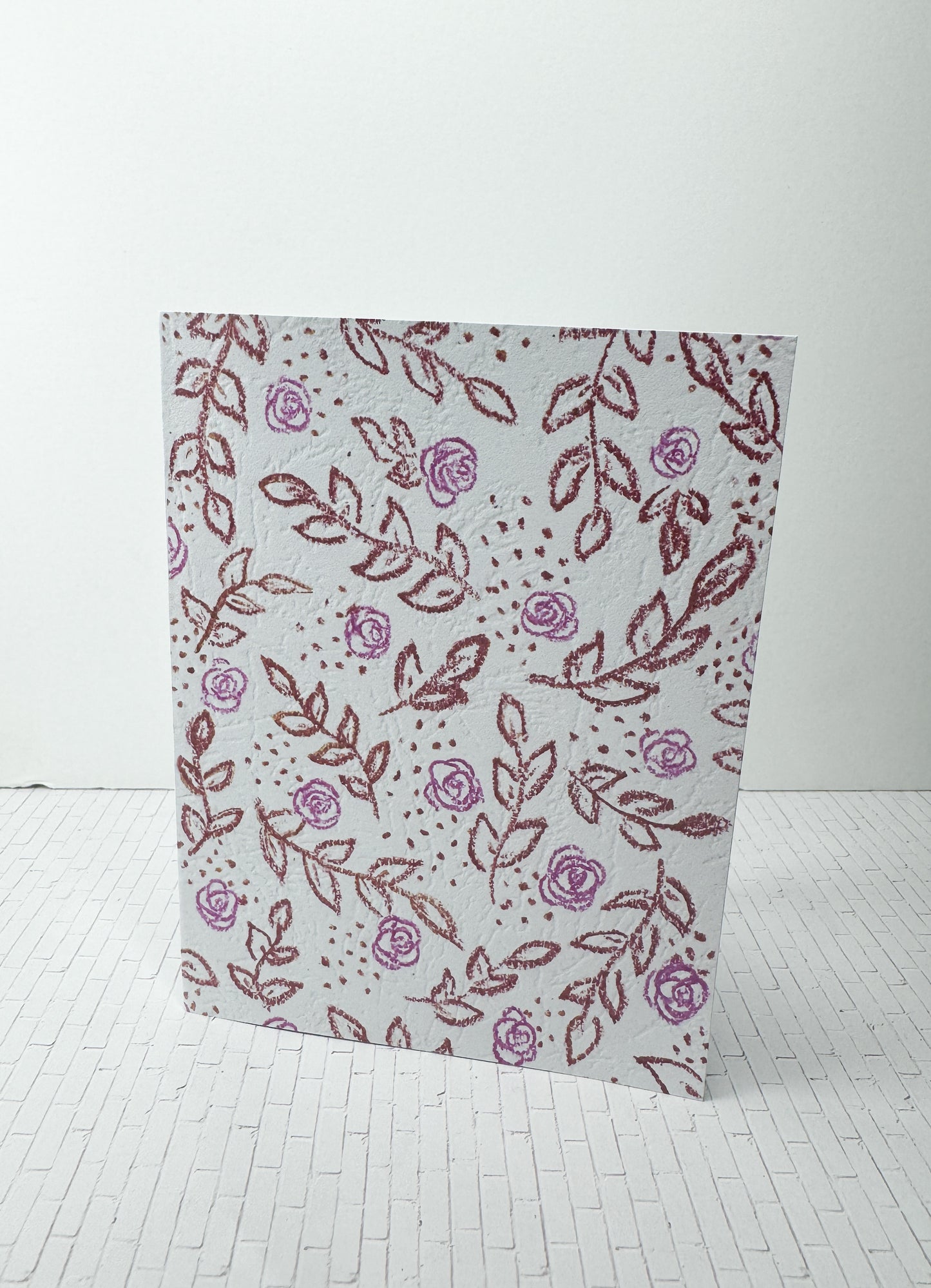 Textured Floral | Greeting Card