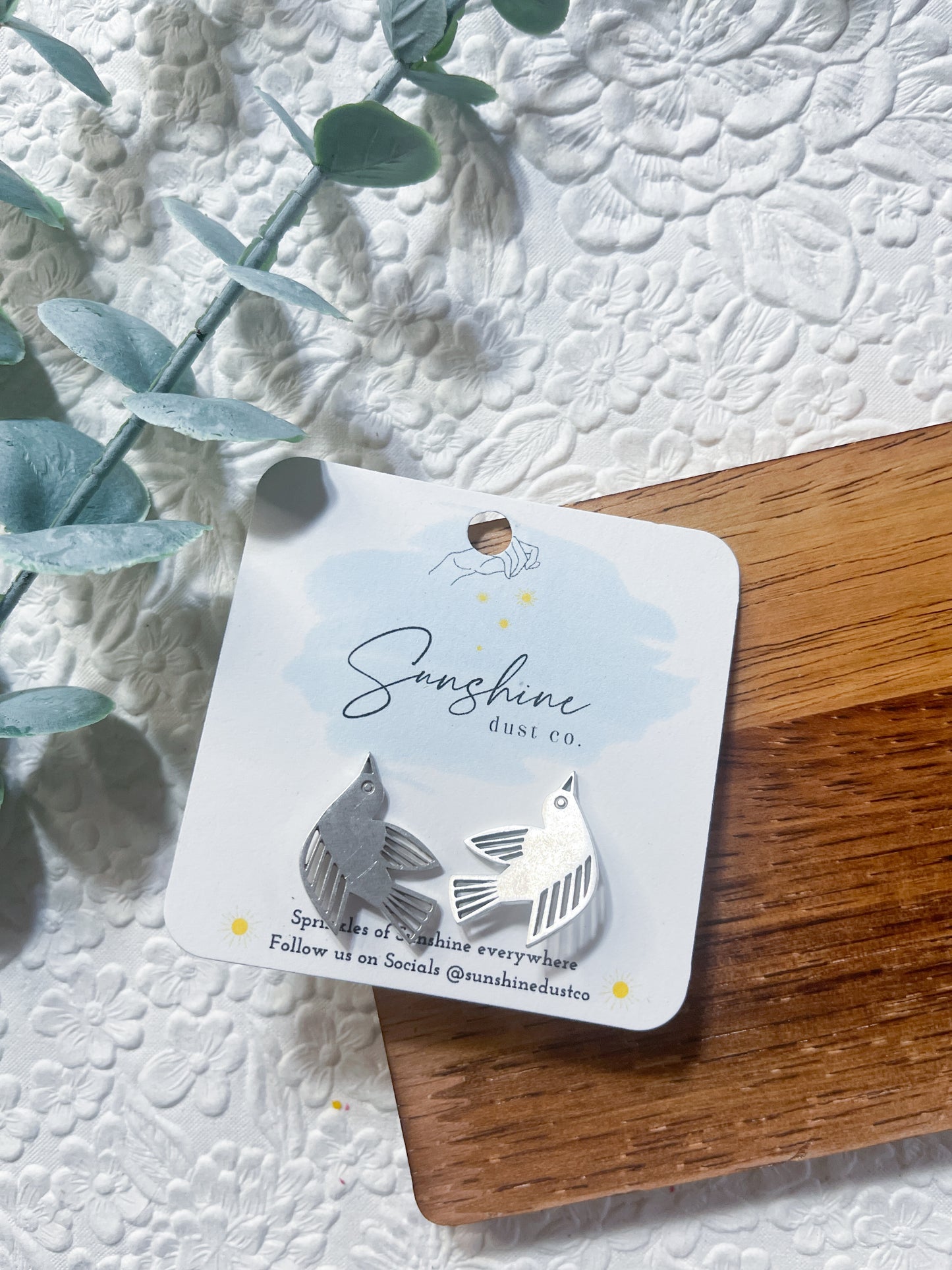 Bird Stud Earrings