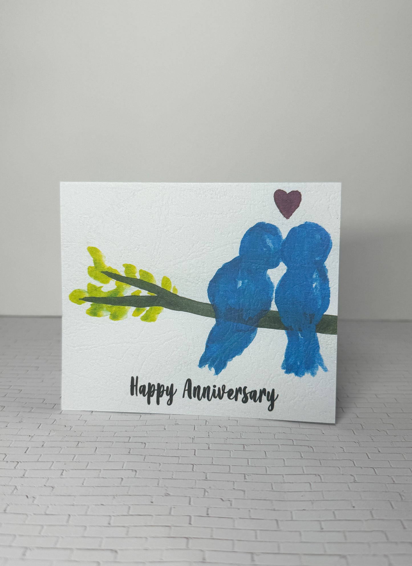Anniversary Love Birds | Greeting Card