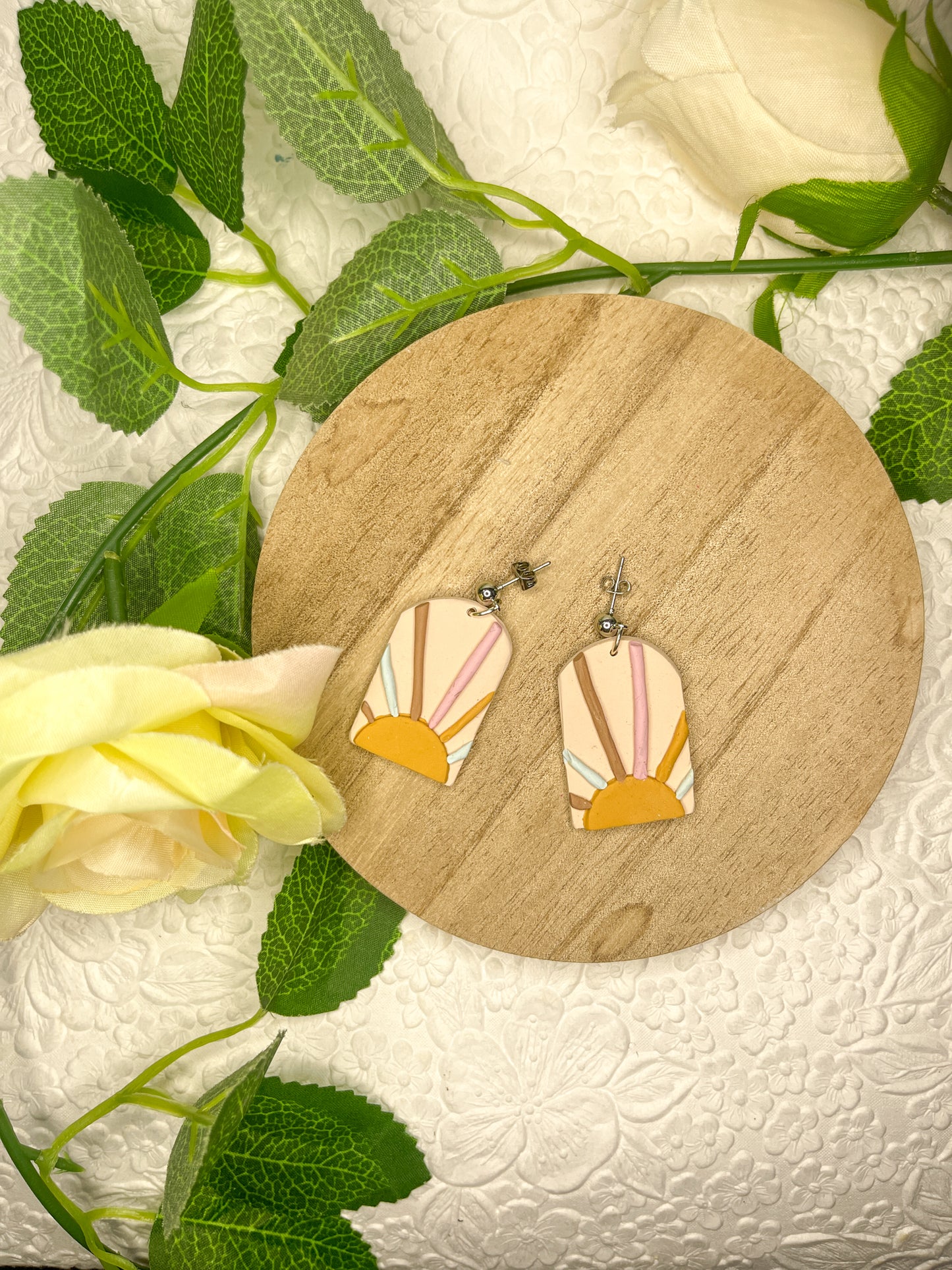 Sunshine Pastels | Polymer Clay Earrings