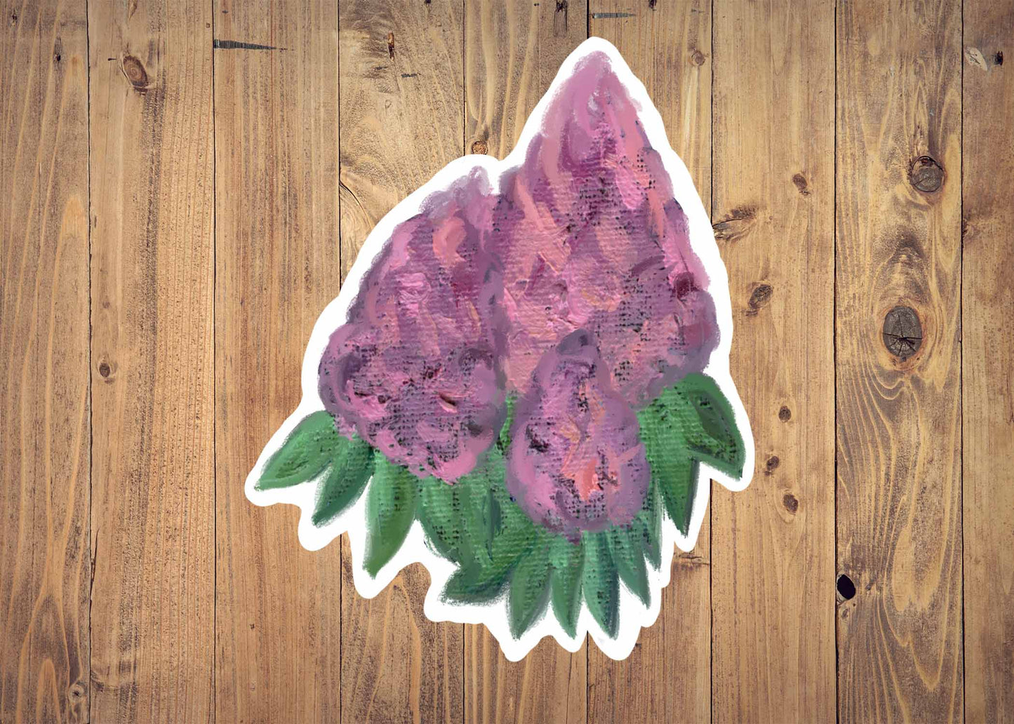 Pink Floral | Sticker