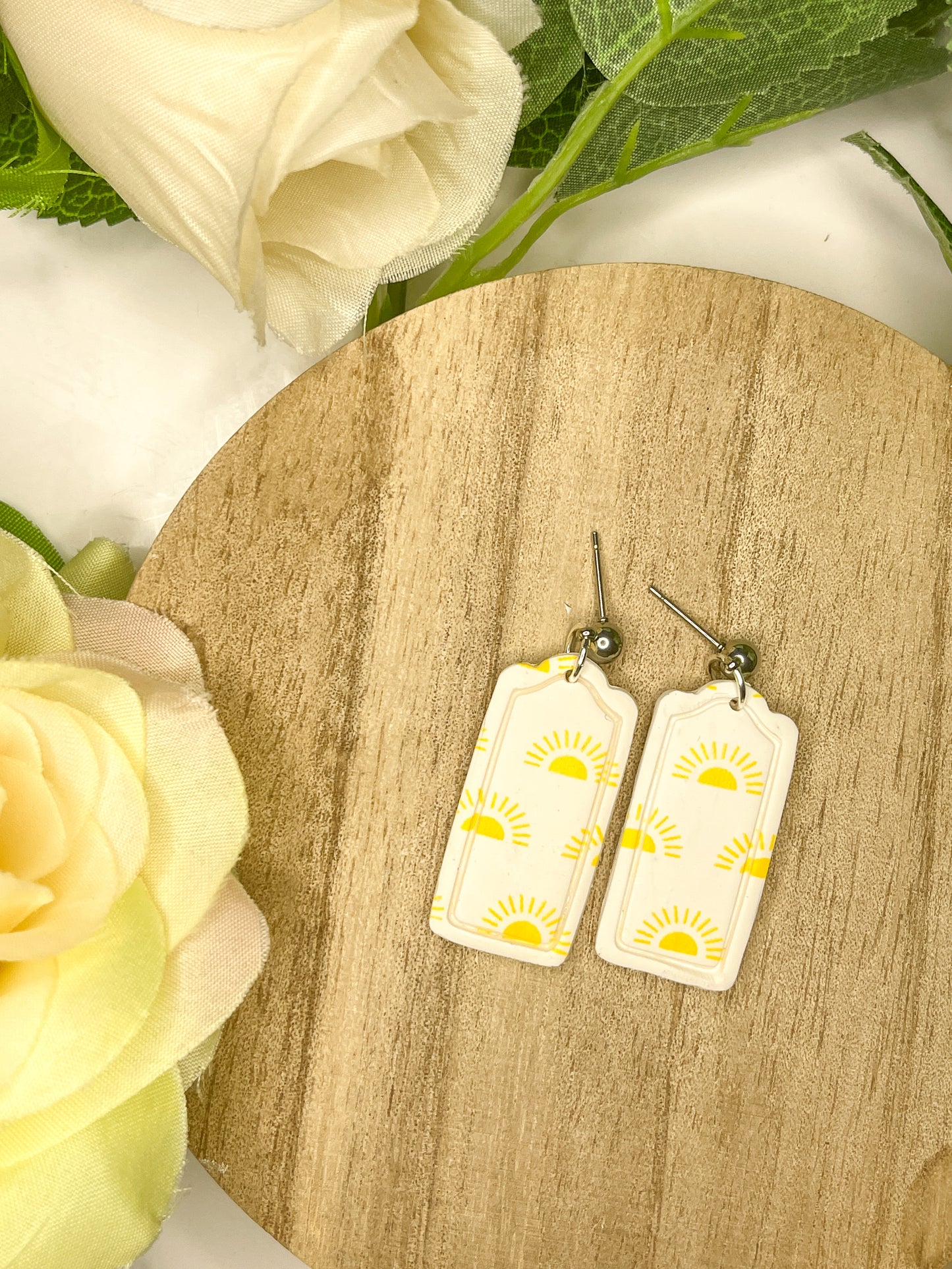 Sunshine Pattern | Polymer Clay Earrings
