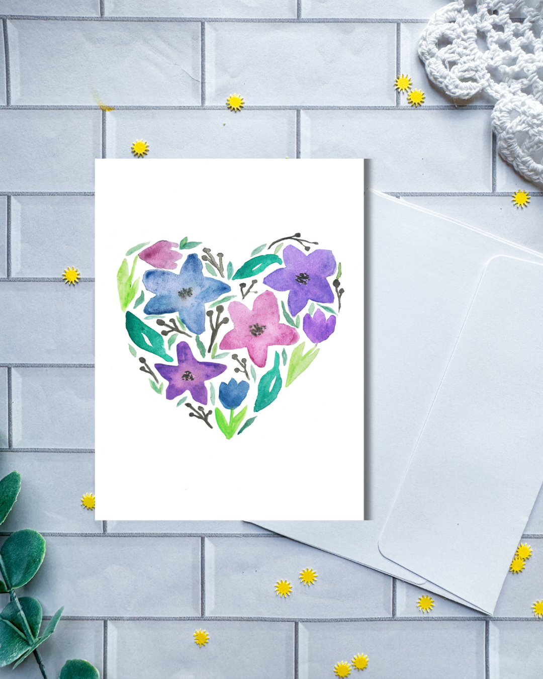 Floral Heart | Greeting Card