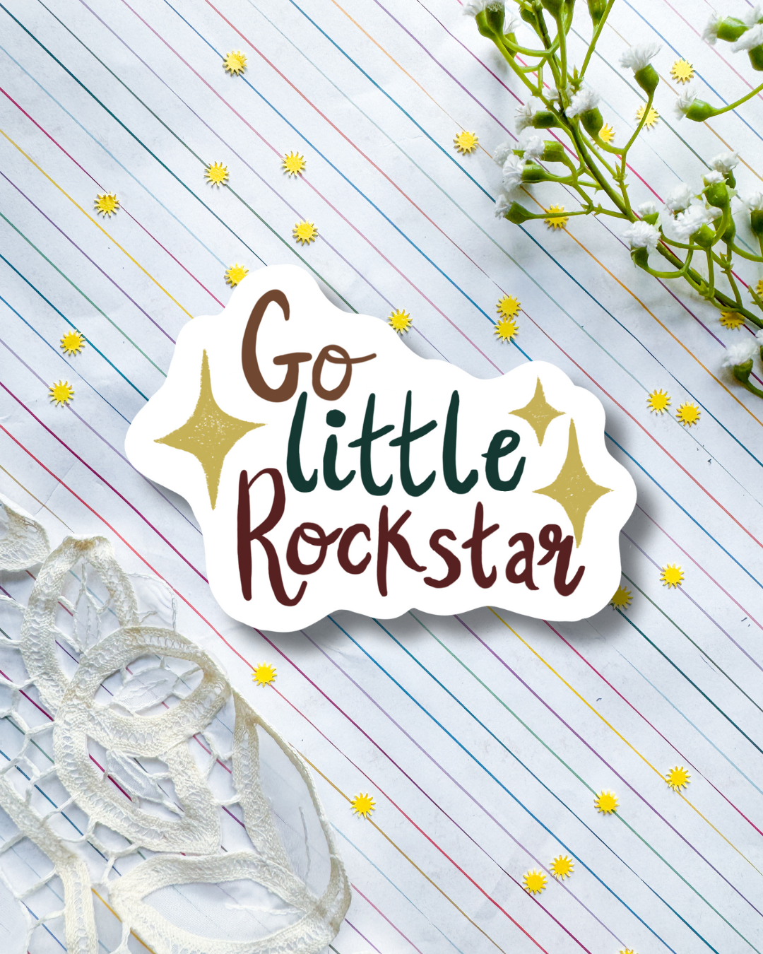 Go Little Rockstar | Sticker