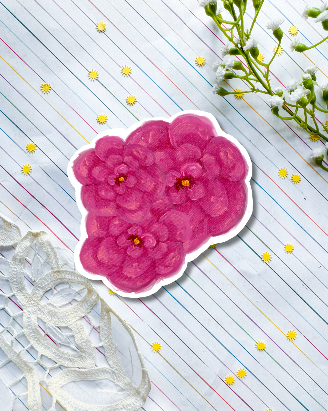 Pink Flower | Sticker