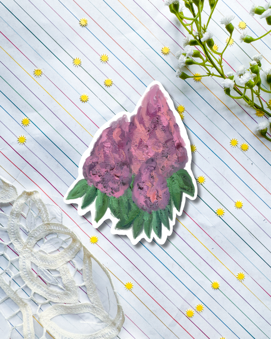 Pink Floral | Sticker