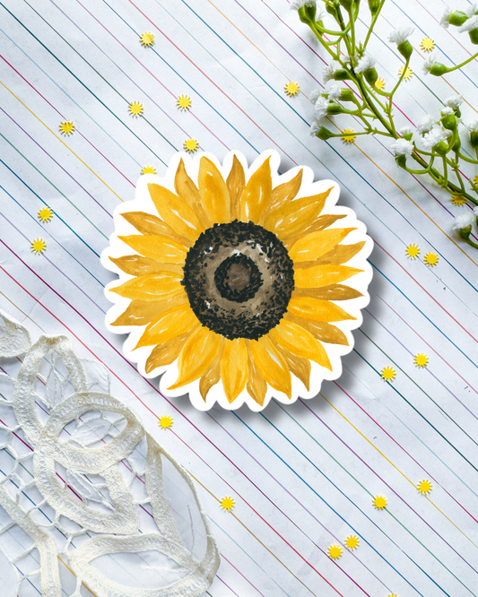 Sunflower Watercolor | Sticker