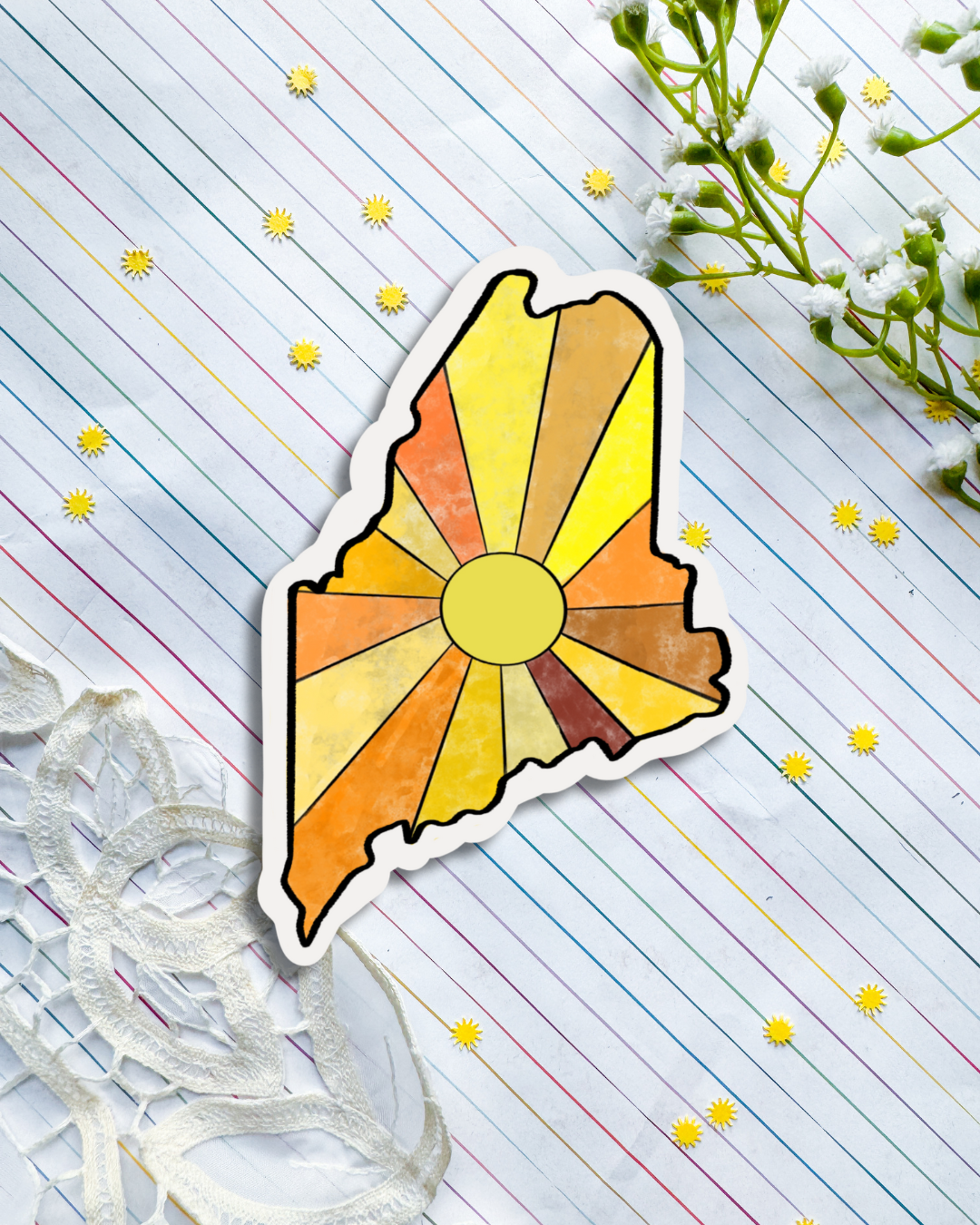Maine Sunshine | Sticker