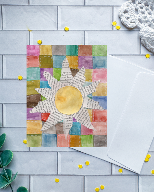 Book of Quilts | Greeting Card