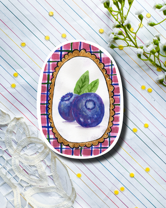 Blueberry Babe | Sticker