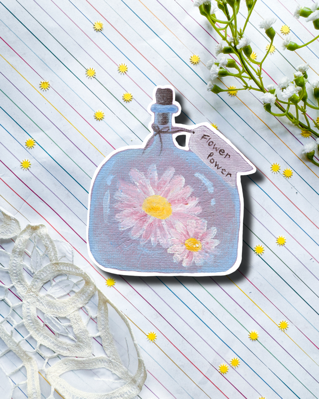 Flower Power Potion | Sticker