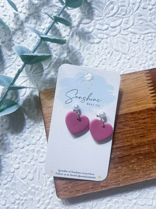 Hearts | Polymer Clay Earrings