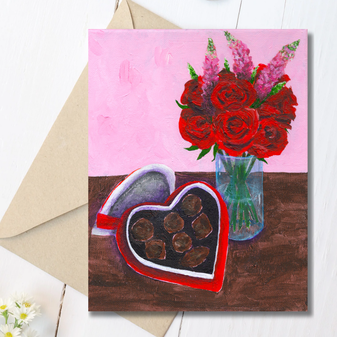 Valentine's Day Chocolates | Greeting Card