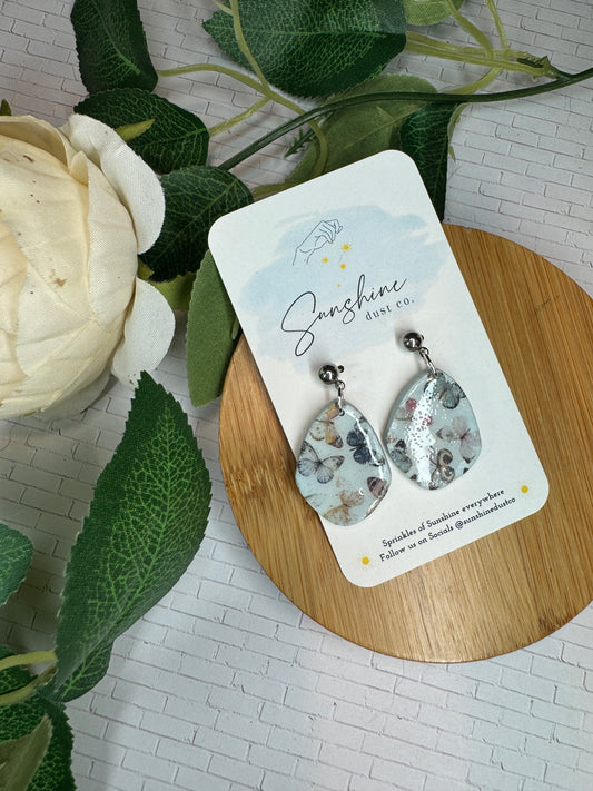 Butterfly Pattern | Polymer Clay Earring