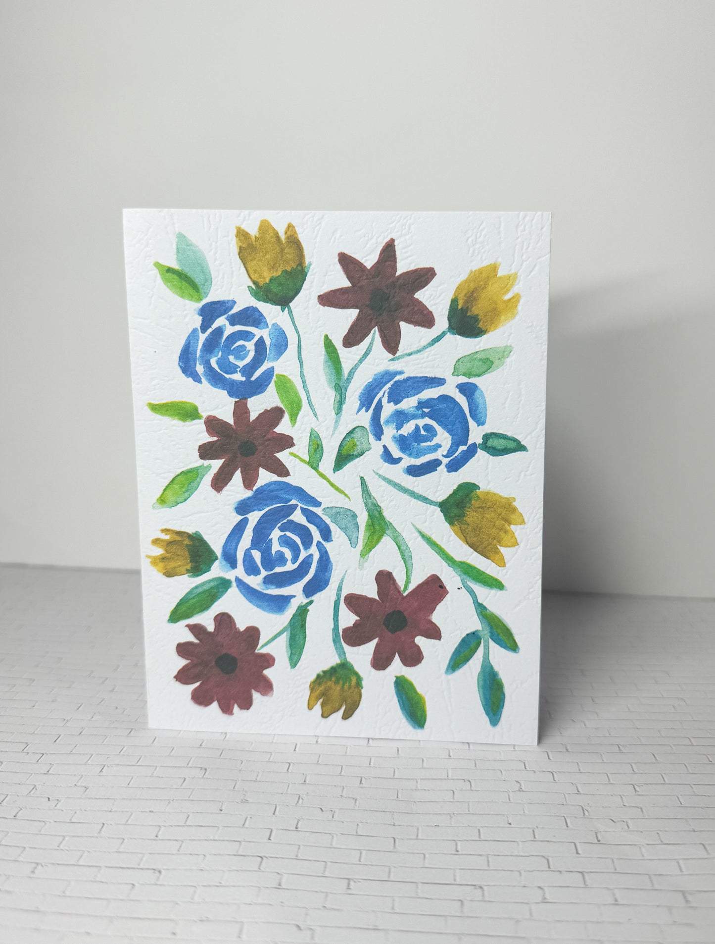 Primary Floral | Greeting Card