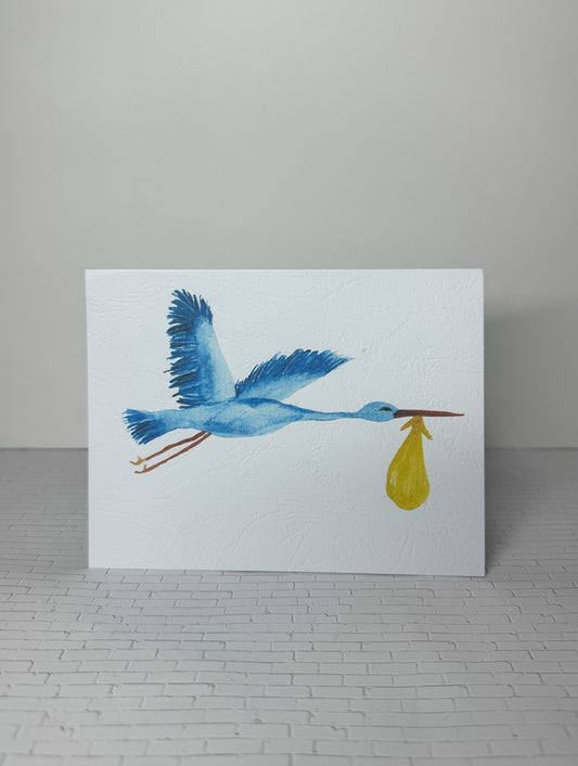 Stork Baby | Greeting Card