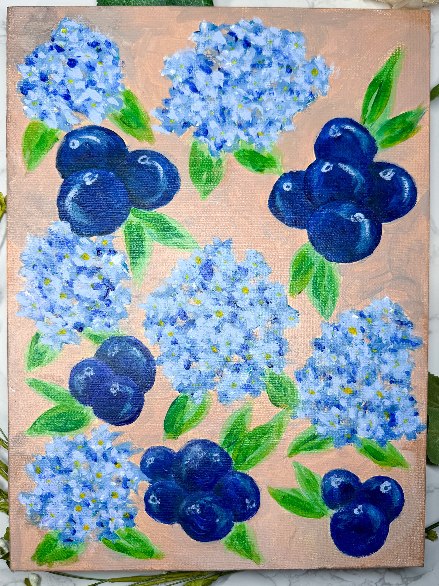 Blueberry | Original Acrylic Painting