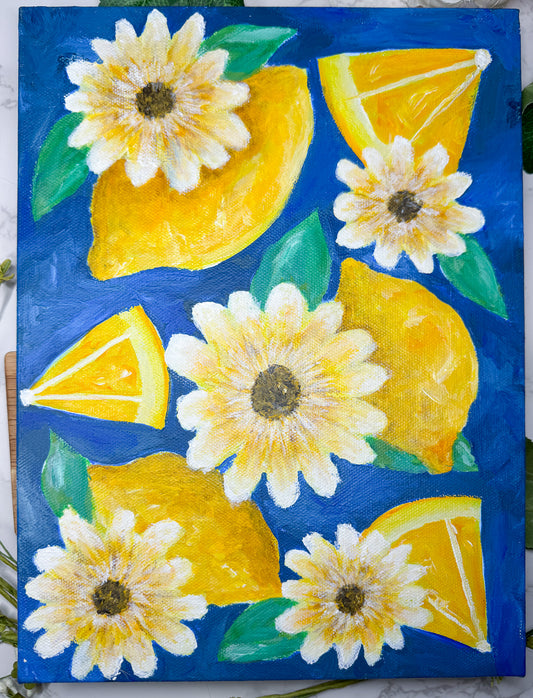 Lemon | Original Acrylic Painting