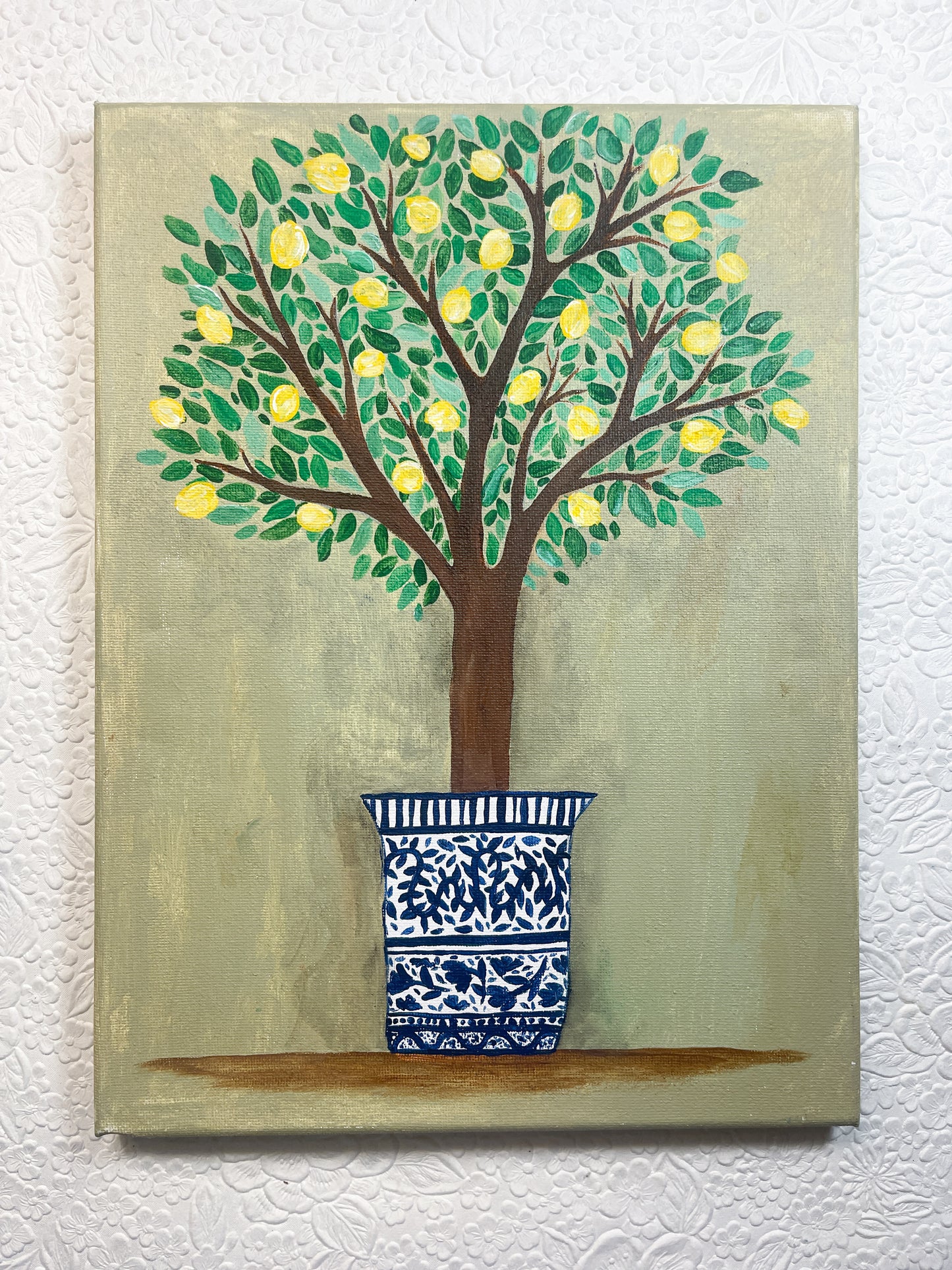 Lemon Tree | Original on Canvas
