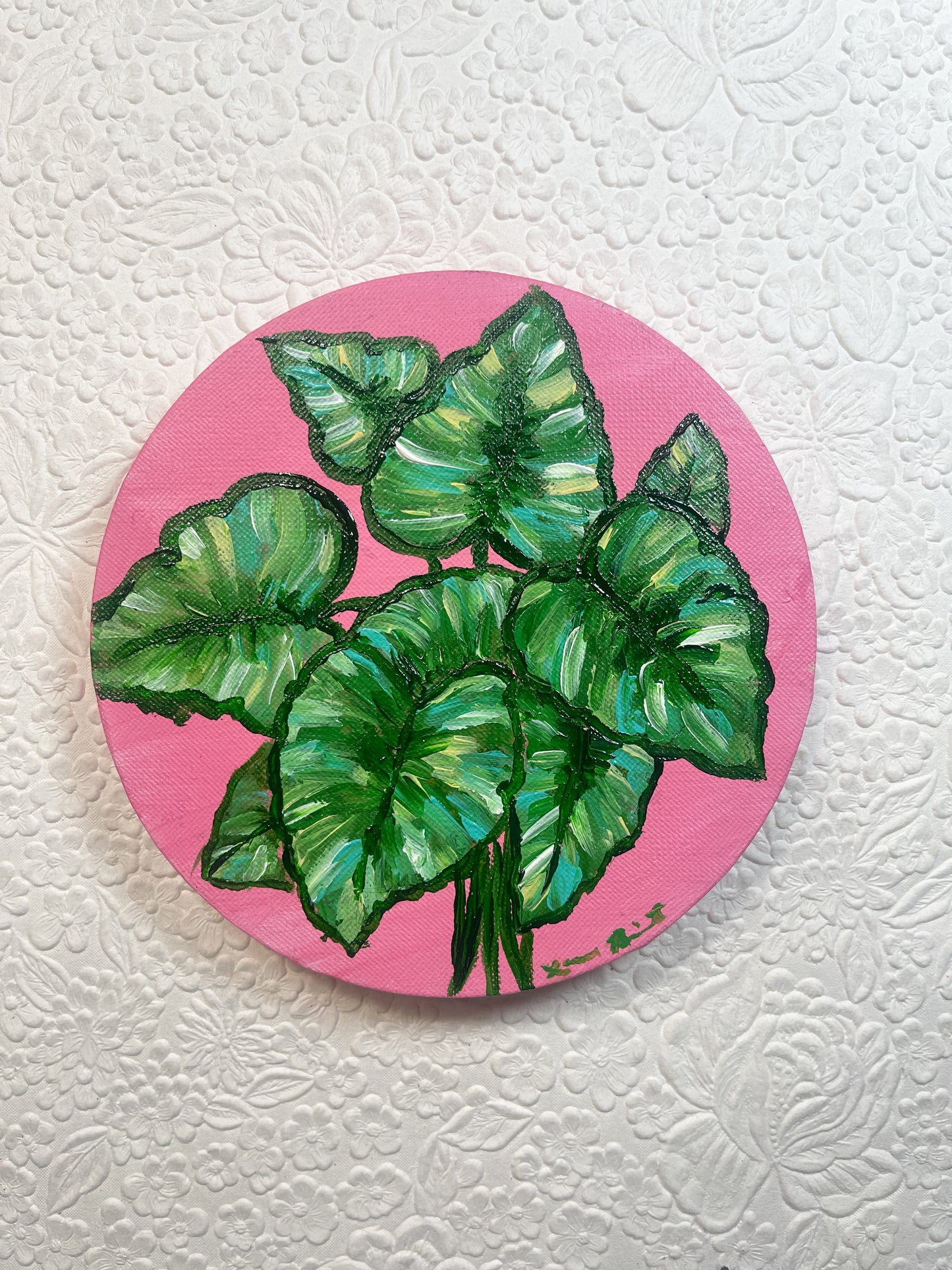 Tropical Leaves | Original on Canvas