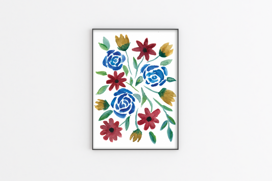 Primary Floral | Fine Art Print