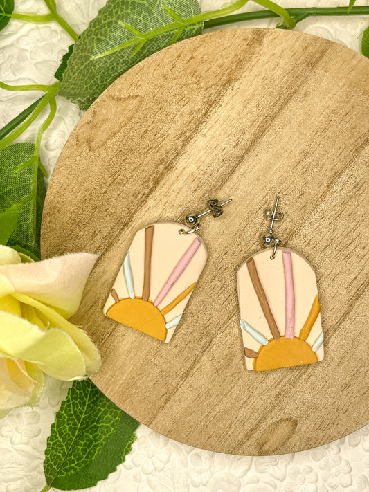 Sunshine Pastels | Polymer Clay Earrings