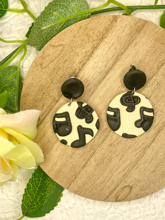 Musical Notes | Polymer Clay Earrings